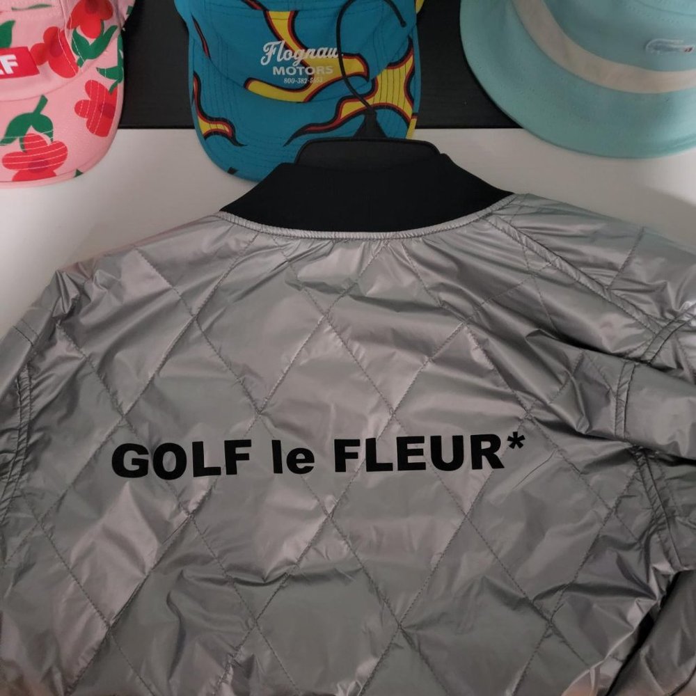 GOLF le FLEUR* Converse Metallic Bomber